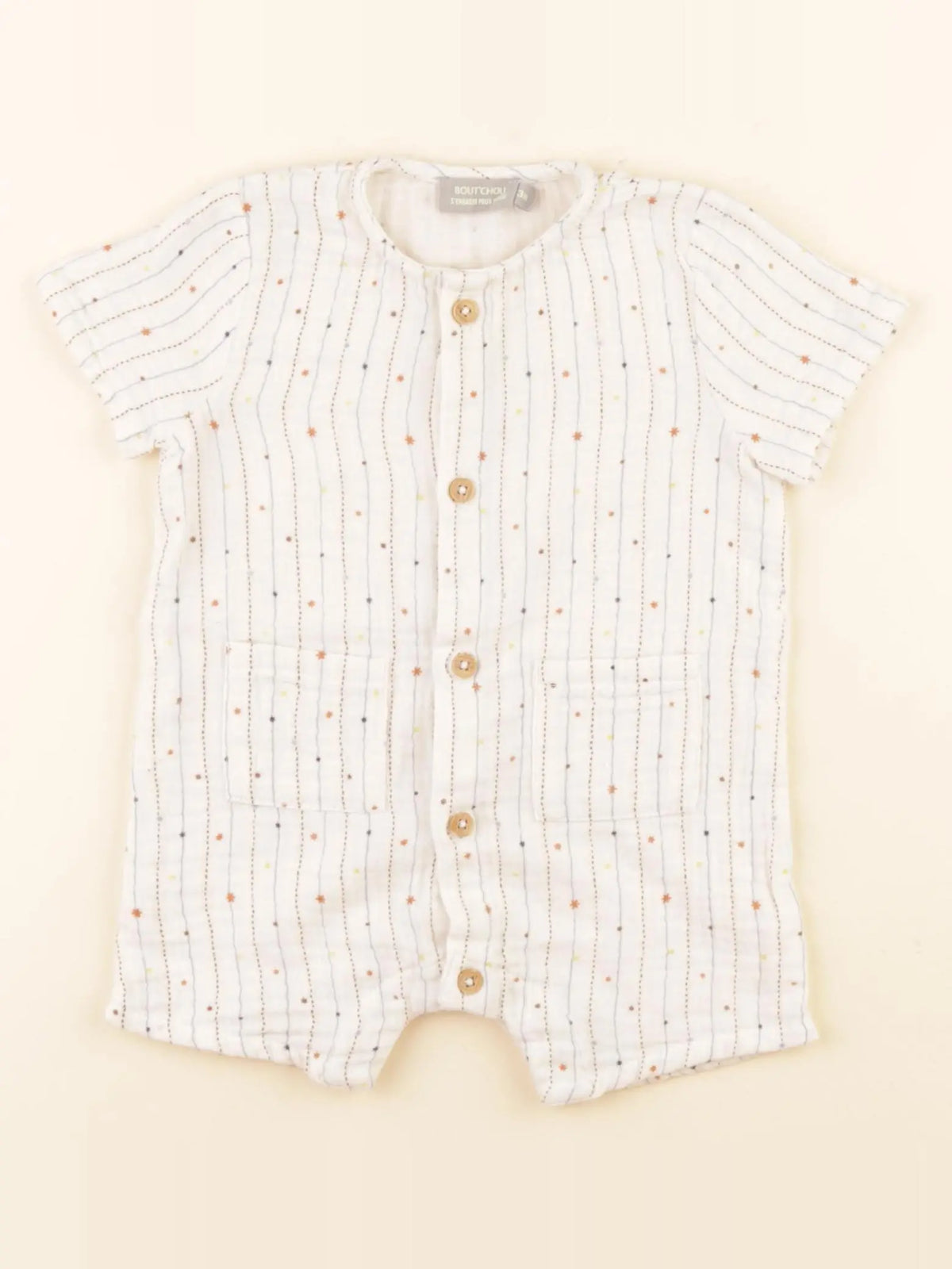 Boutchou - combinaison beige - 3 mois
