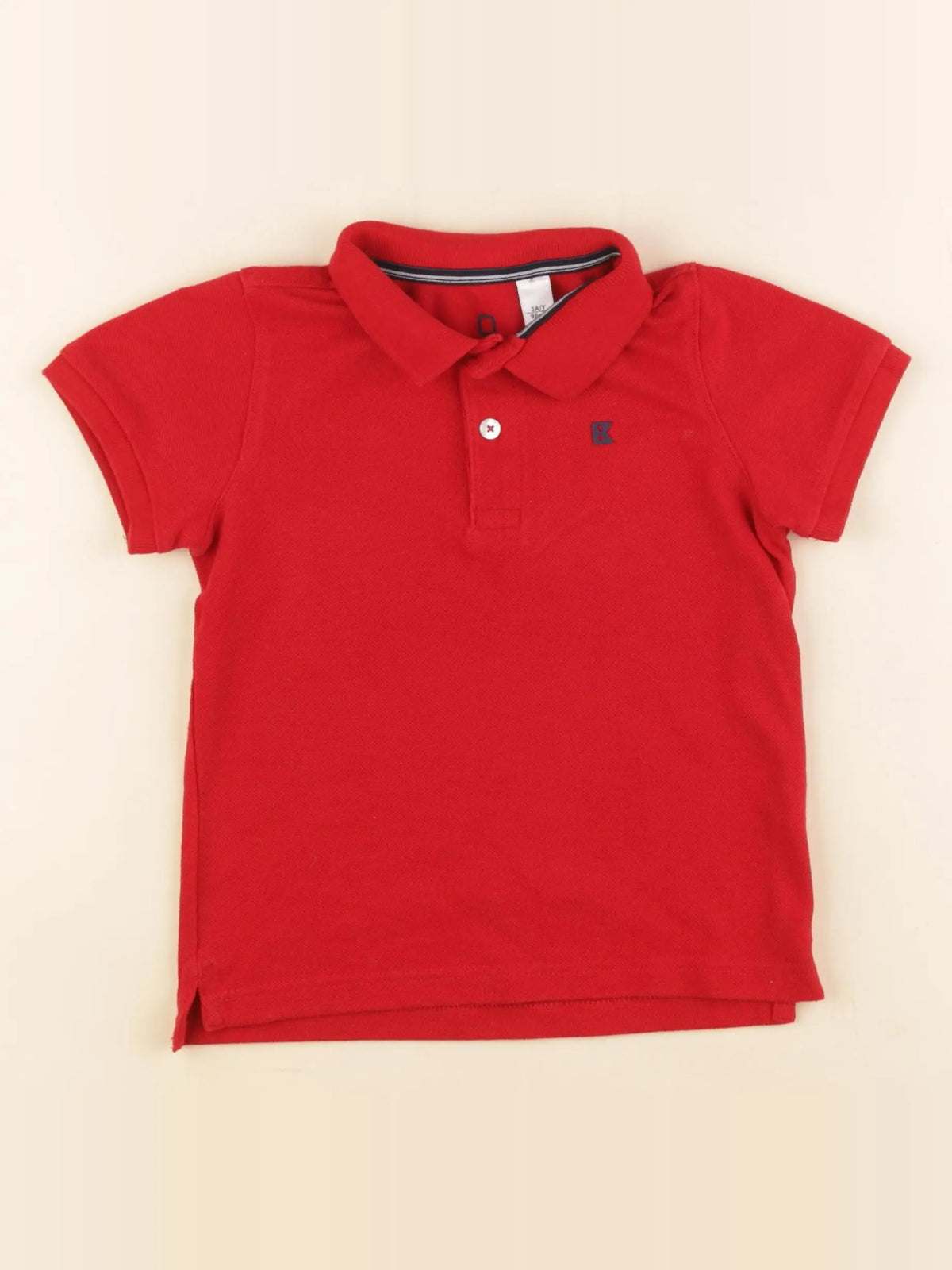 Okaidi - polo rouge - 3 ans