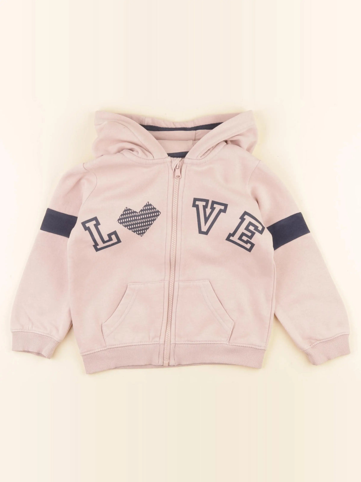Vertbaudet - sweat rose - 5 ans