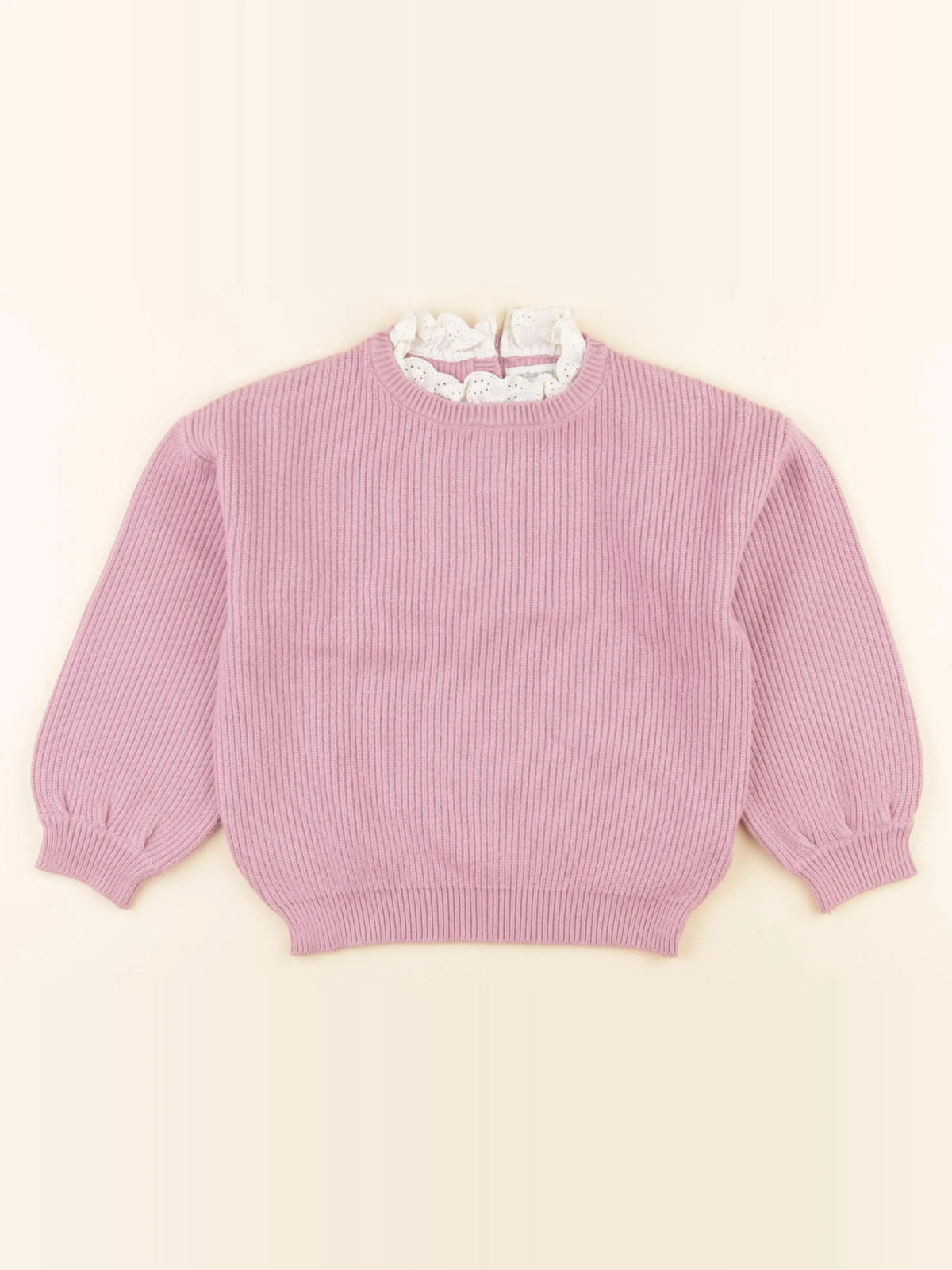 Vertbaudet - pull rose - 5 ans