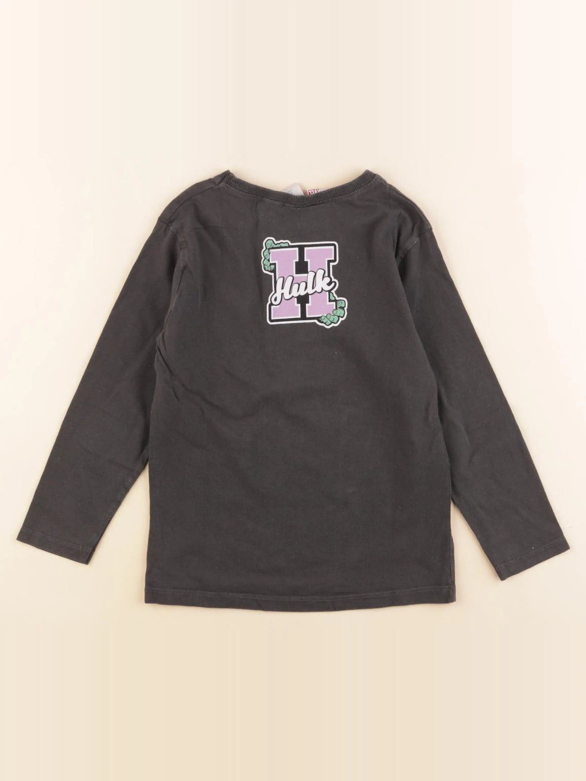 Zara - tee-shirt imprimé au dos gris - 4/5 ans
