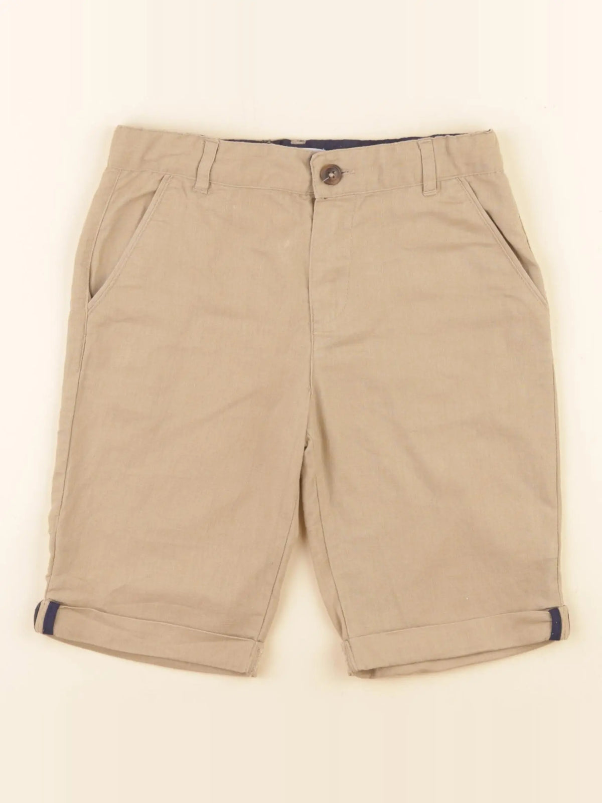 Vertbaudet - short marron - 7 ans