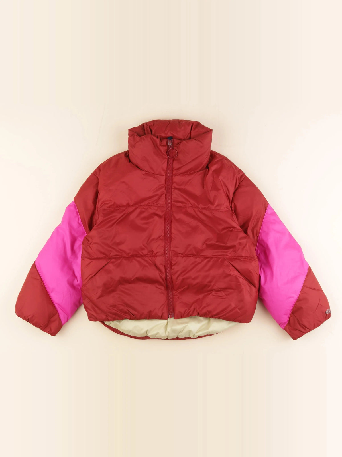 Bellerose - doudoune rouge, rose - 8 ans