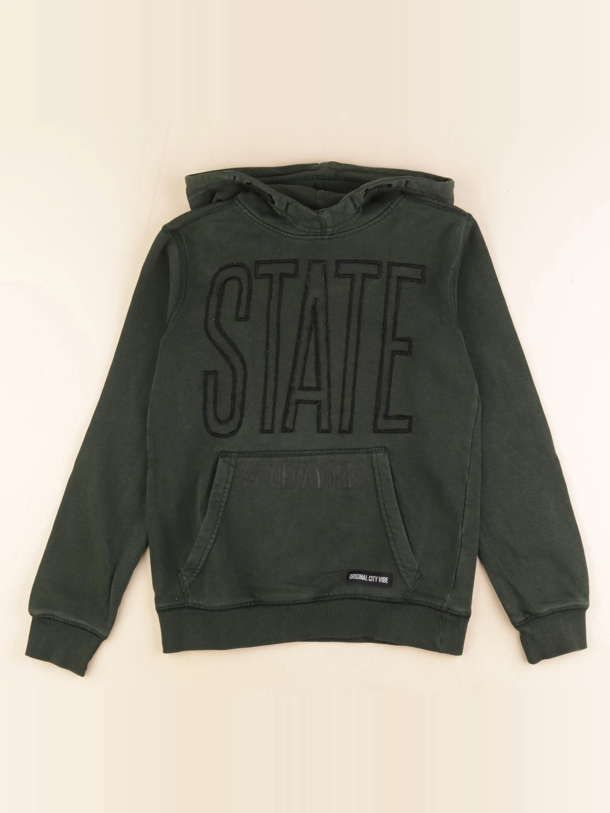 H&M - sweat vert - 8/10 ans
