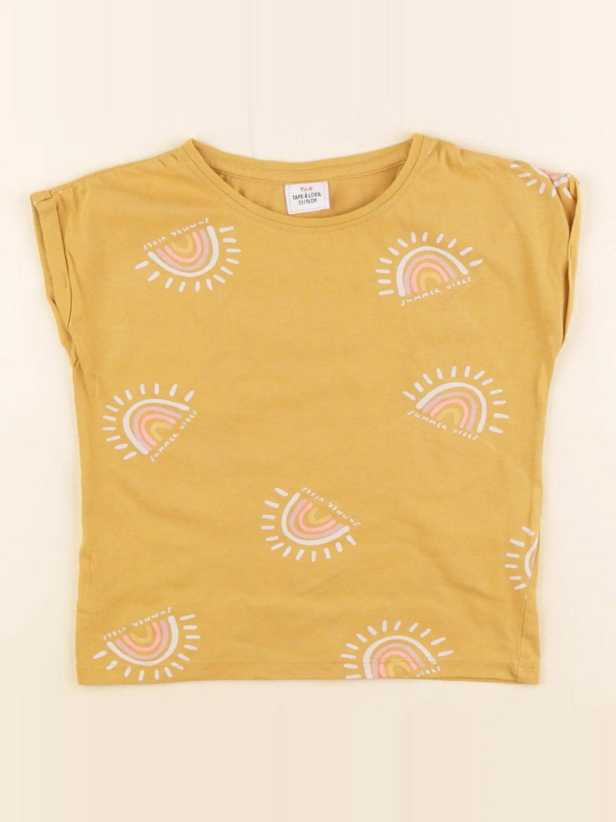Tape à l'oeil - tee-shirt jaune - 3 ans