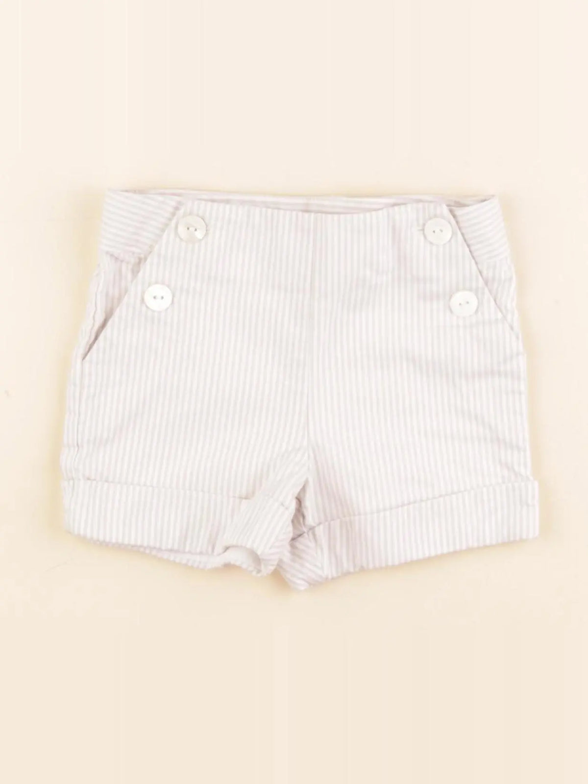 Jacadi - short beige - 12 mois