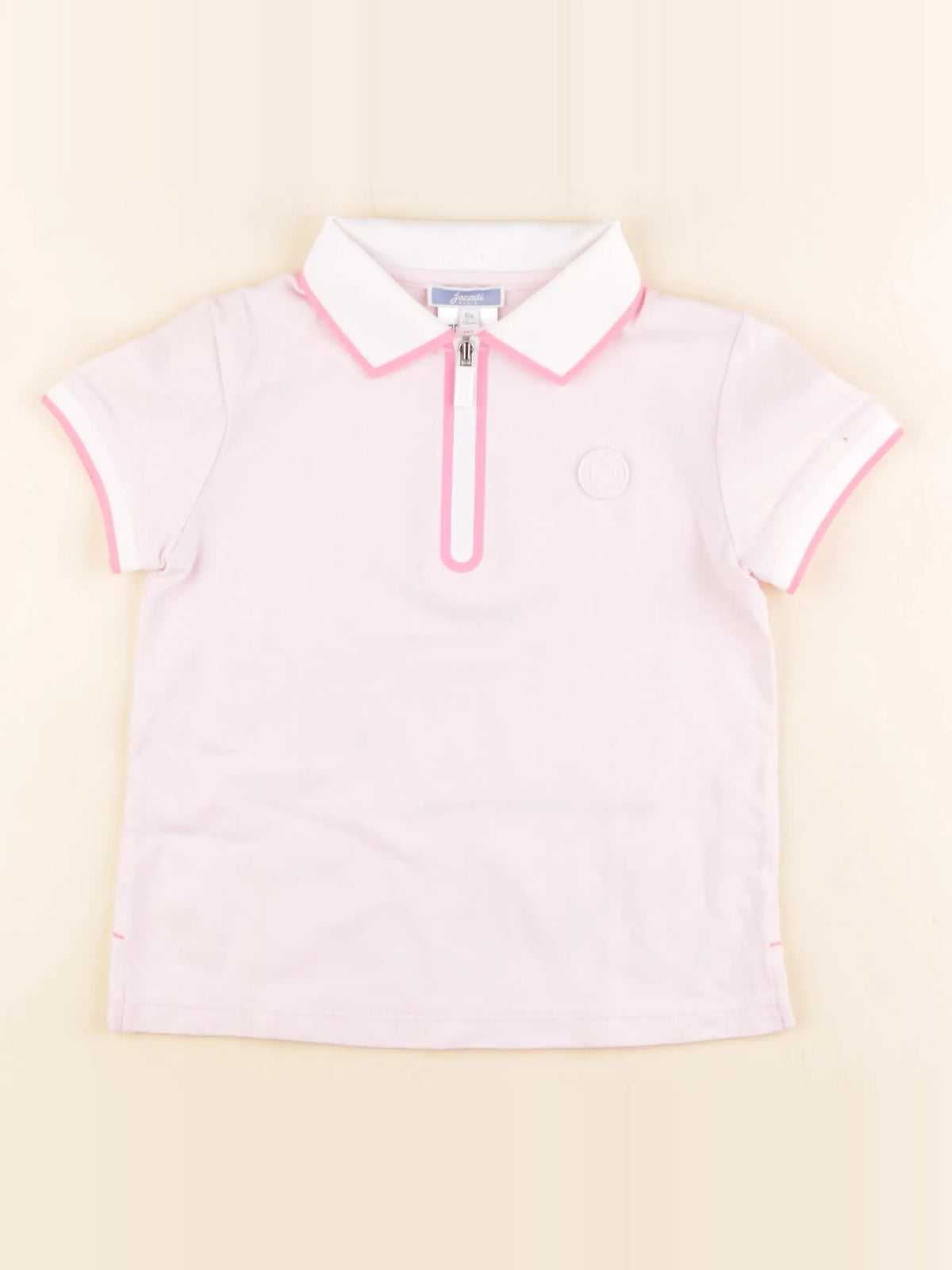 Jacadi - polo rose - 6 ans