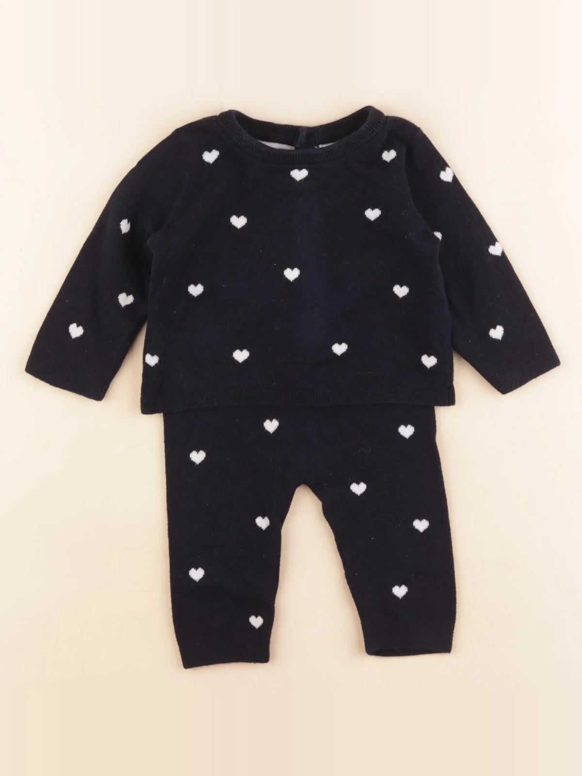 Jacadi - ensemble bleu - 6 mois