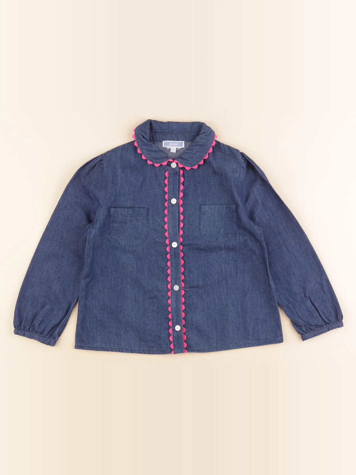 Jacadi - blouse bleu - 5 ans