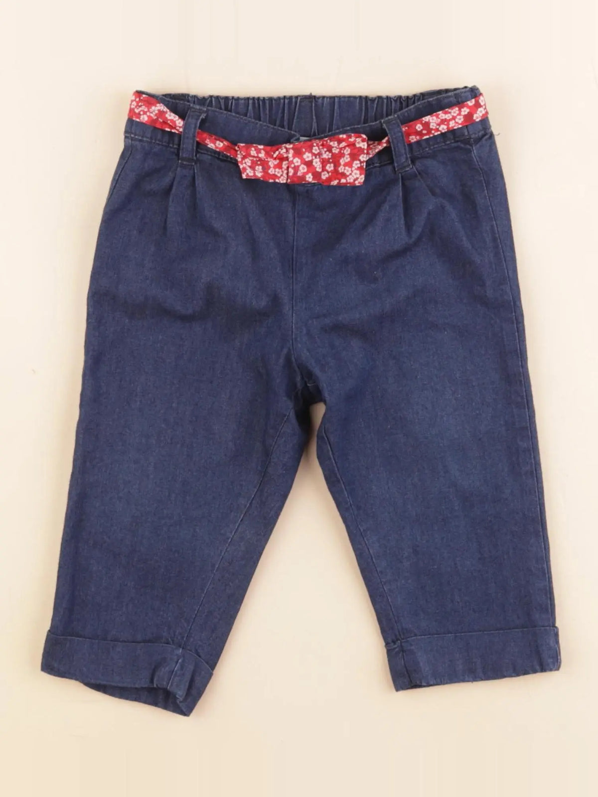 Jacadi - pantalon bleu - 12 mois