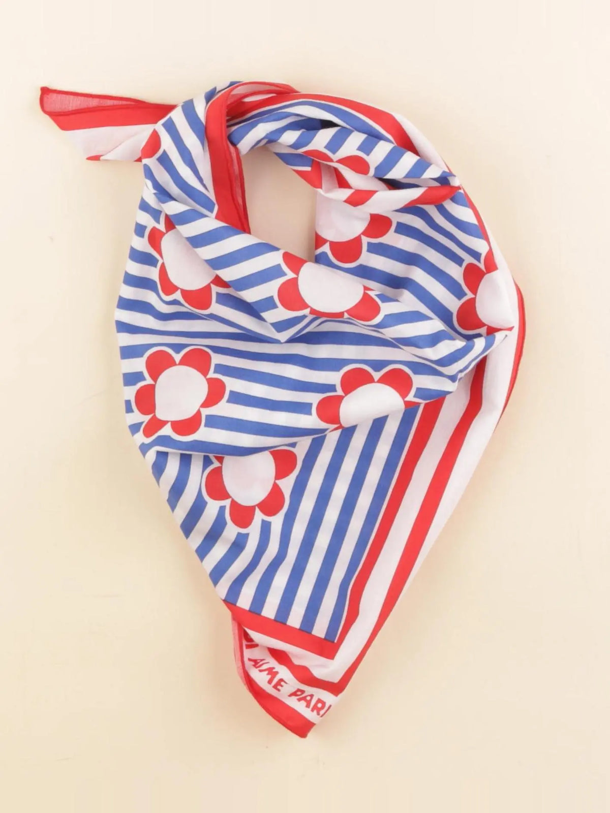 Jacadi - foulard bleu, rouge, blanc - 4/10 ans