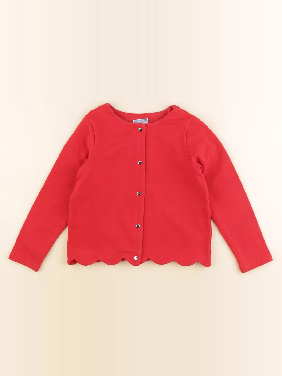 Jacadi - sweat rouge - 6 ans