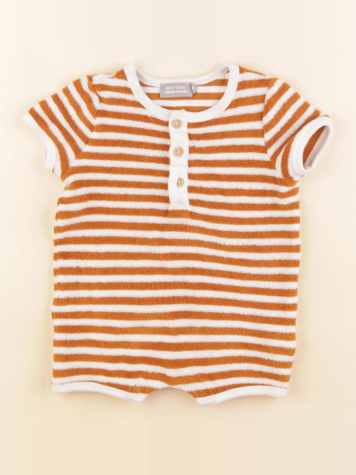 Boutchou - combinaison beige, marron - 3 mois