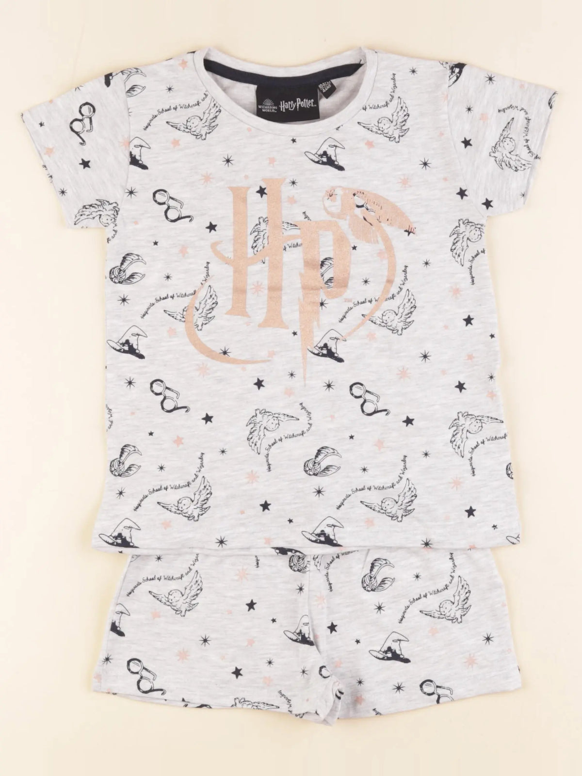 Vertbaudet - pyjama coton gris - 4 ans