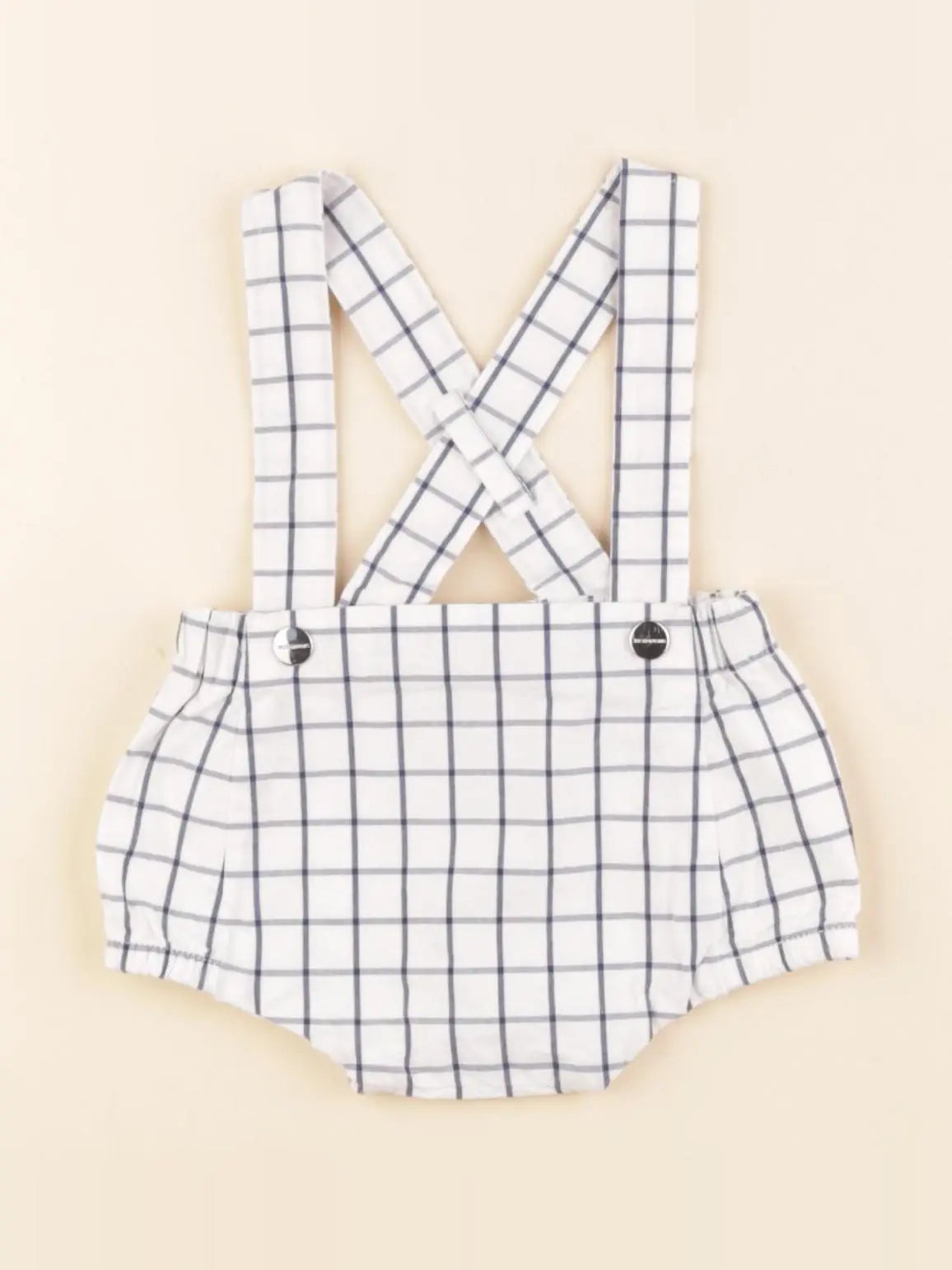 Jacadi - combinaison blanc, bleu - 1 mois