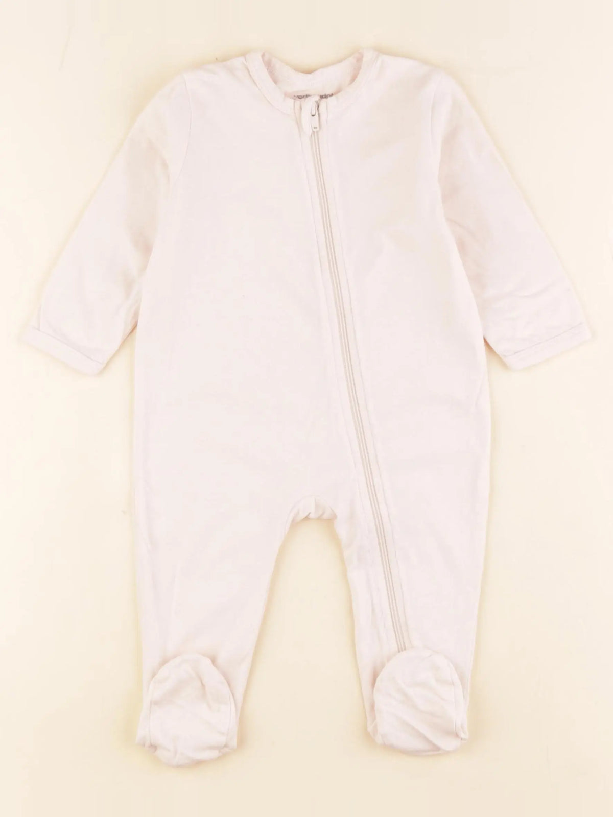 Vertbaudet - pyjama coton rose - 6 mois