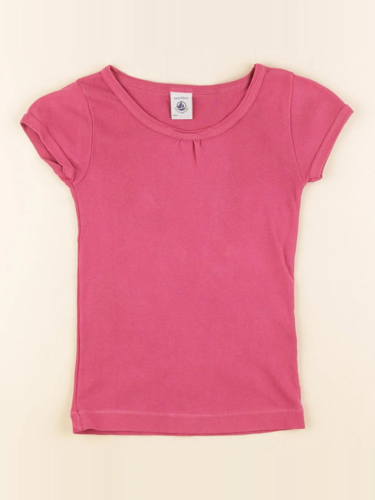 Petit Bateau - maillot de corps rose - 5 ans