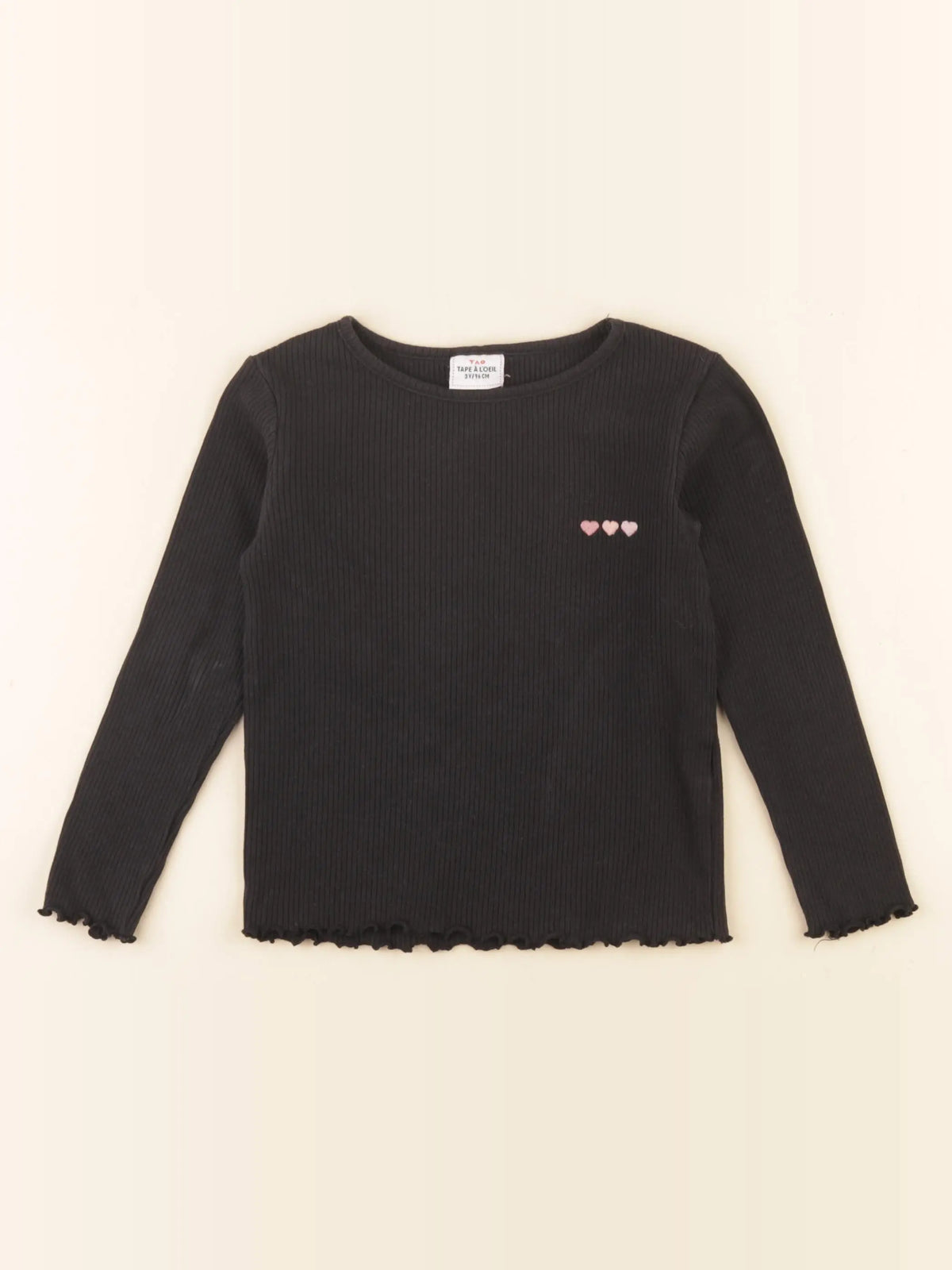 Tape à l'oeil - tee-shirt noir - 3 ans
