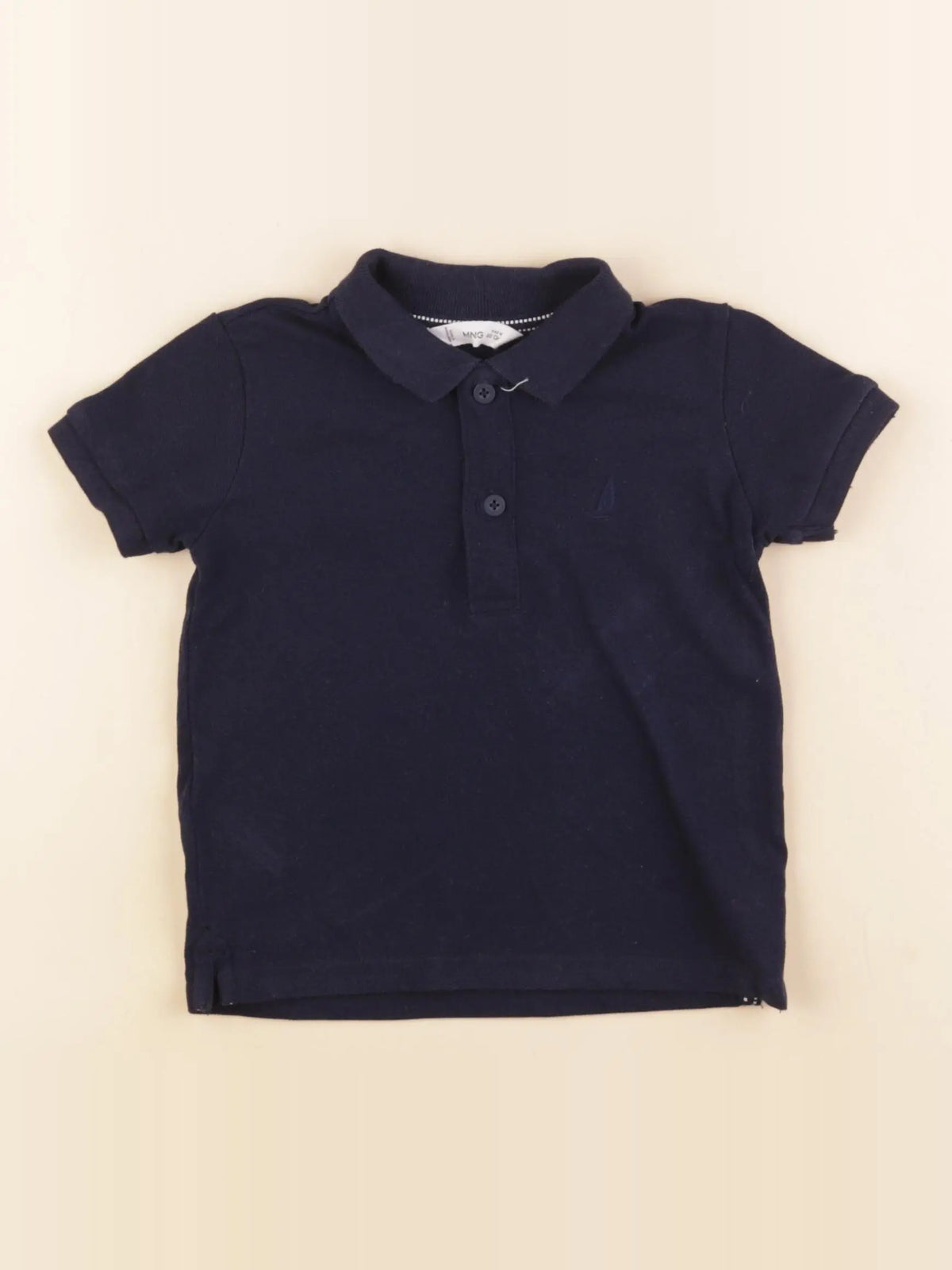 Mango - polo bleu - 9/12 mois