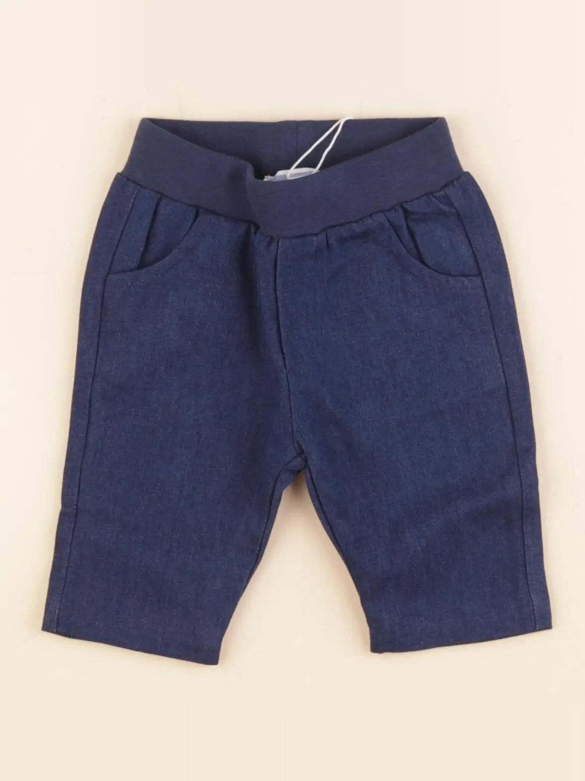 Jacadi - pantalon doublé bleu - 1 mois