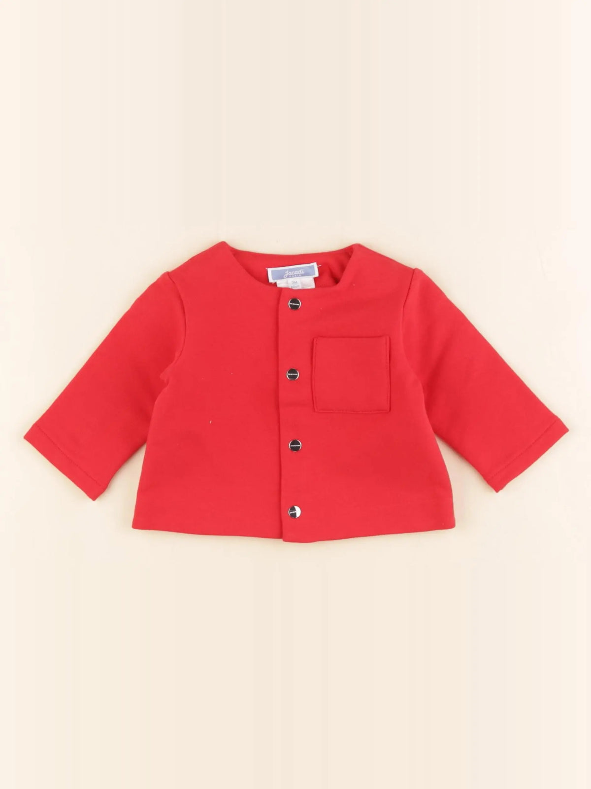 Jacadi - sweat rouge - 3 mois