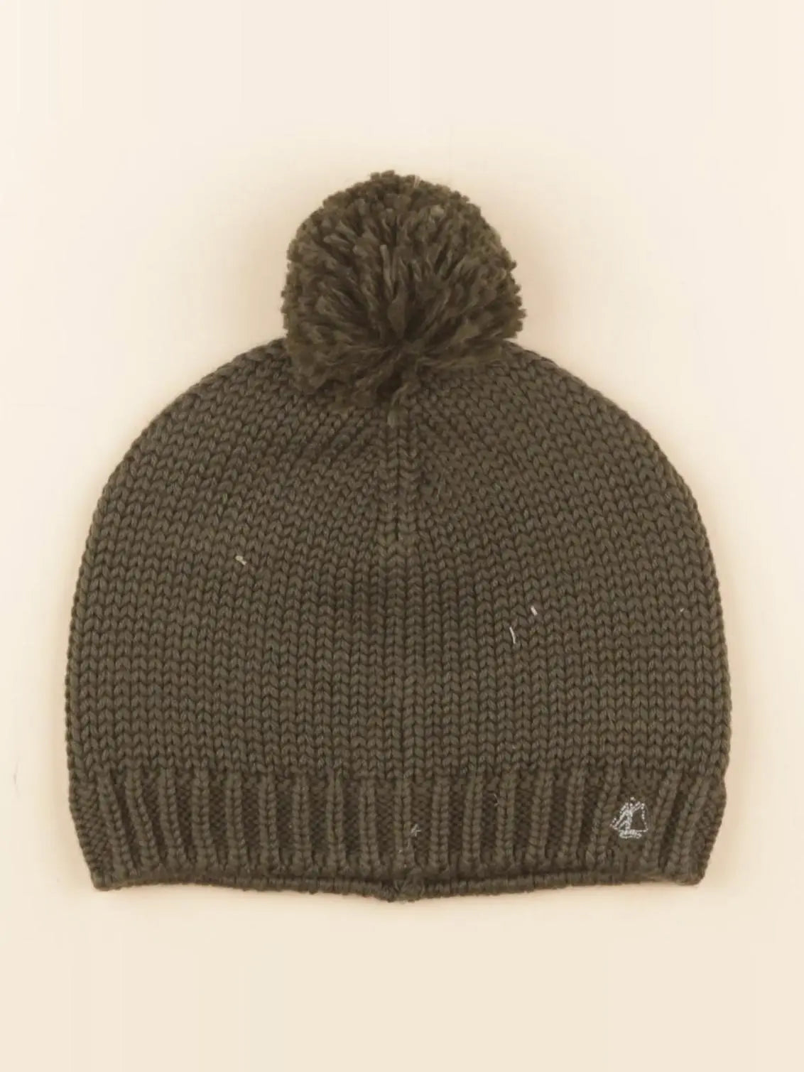Petit Bateau - bonnet vert - 4/6 ans