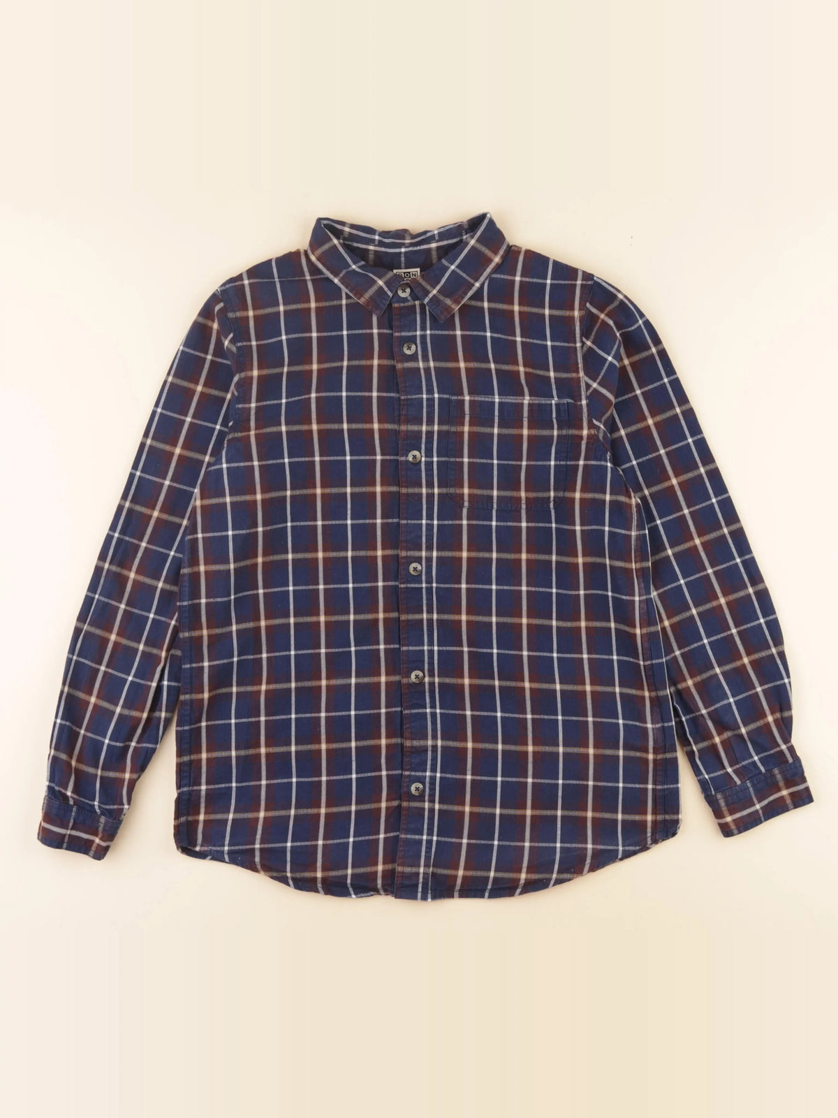 Bonton - chemise bleu - 14 ans