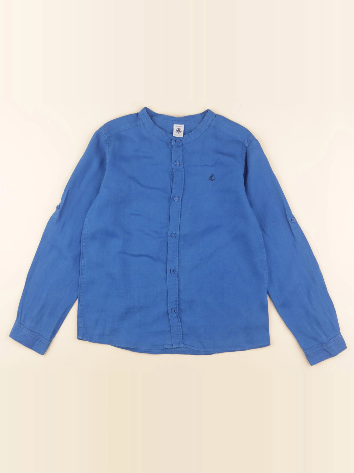 Petit Bateau - chemise bleu - 10 ans