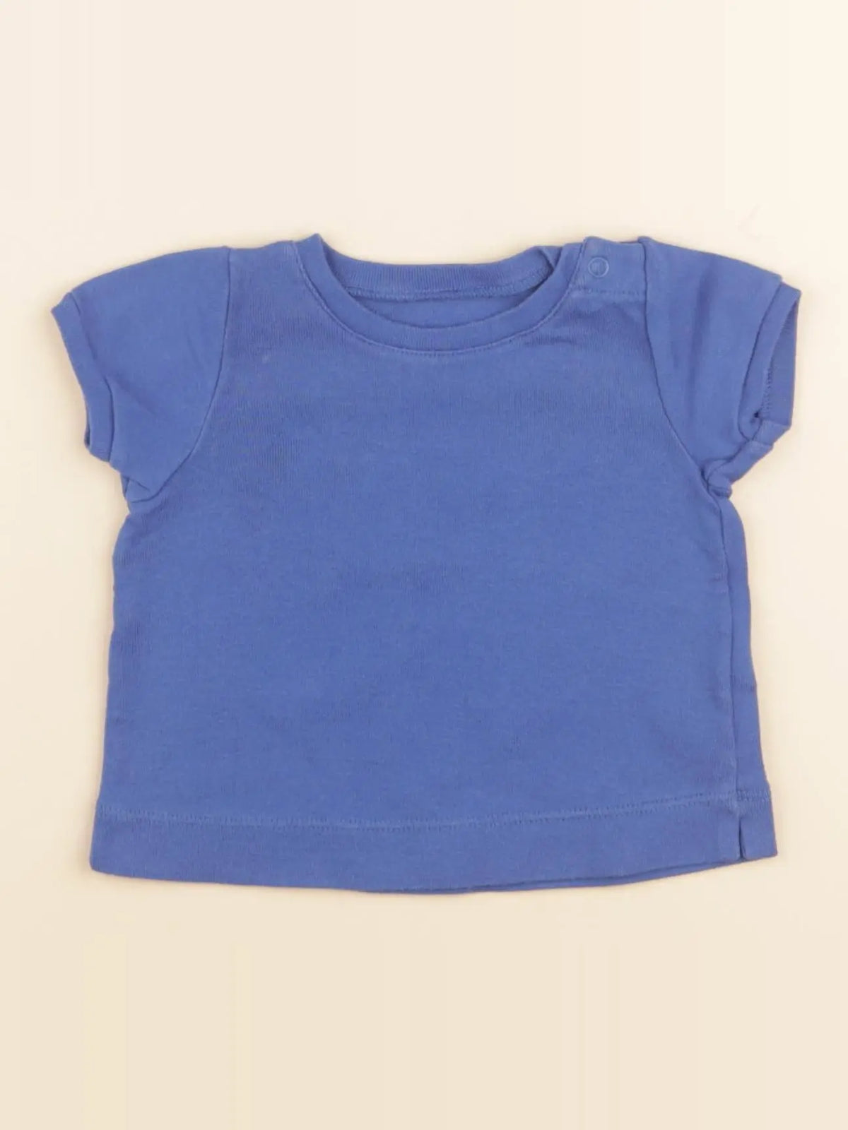 Petit Bateau - tee-shirt bleu - 3 mois