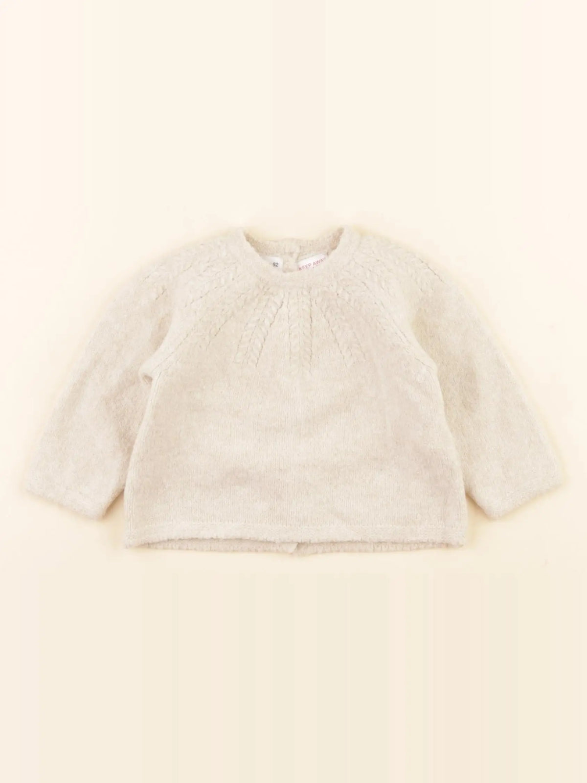 Zara - pull beige - 1/3 mois