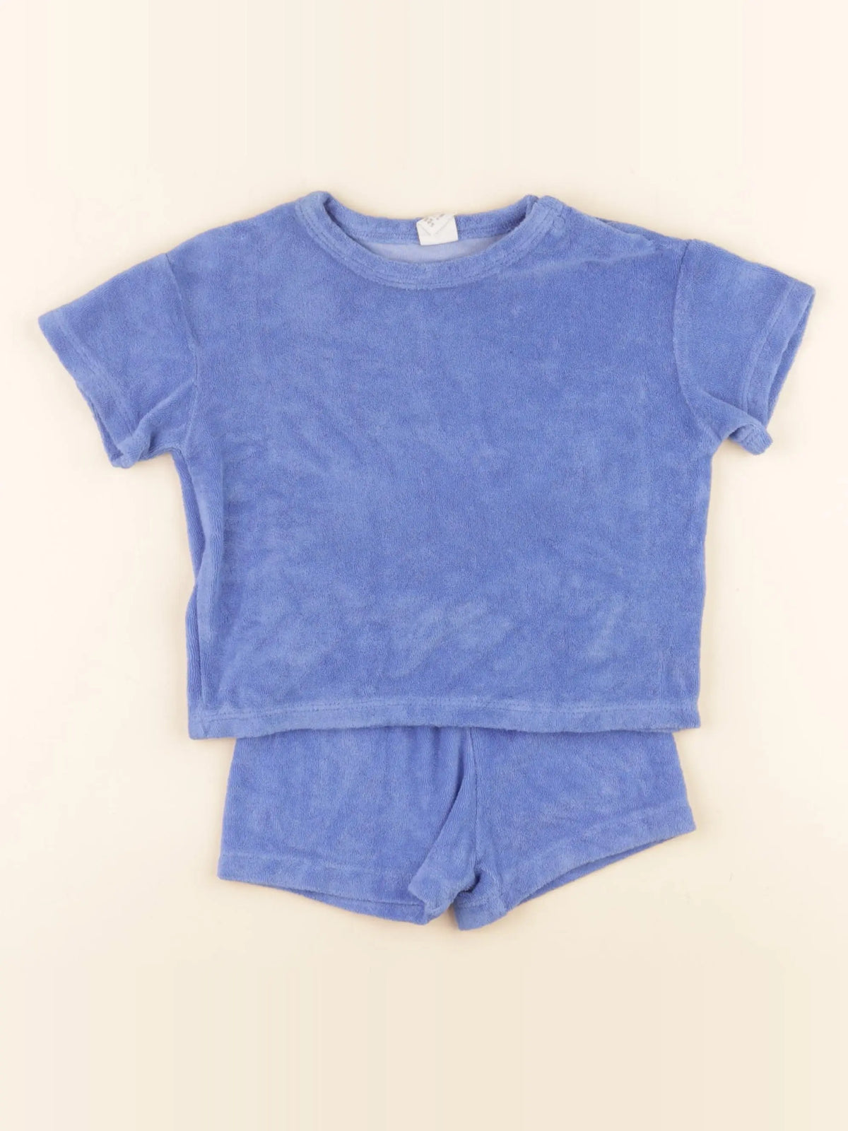 H&M - ensemble bleu - 12 mois