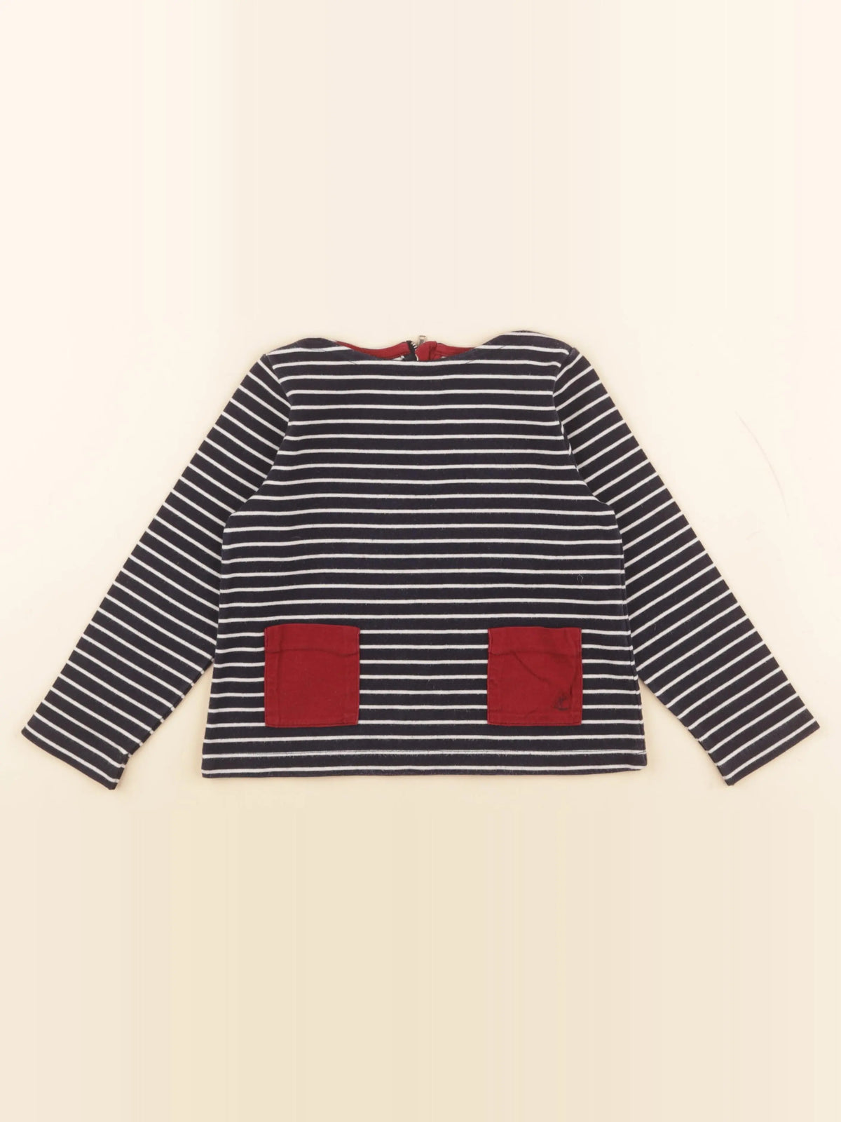 Petit Bateau - tee-shirt bleu - 6 ans
