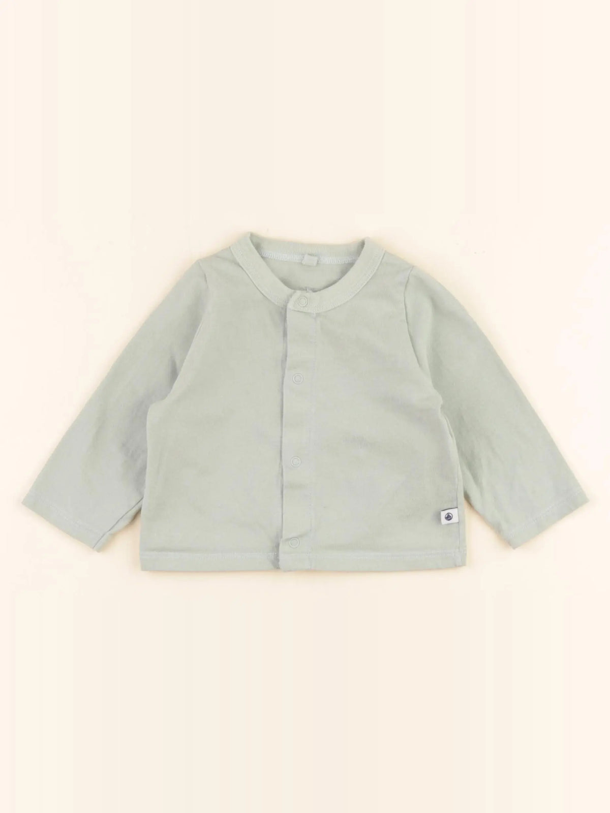 Petit Bateau - tee-shirt vert - 6 mois