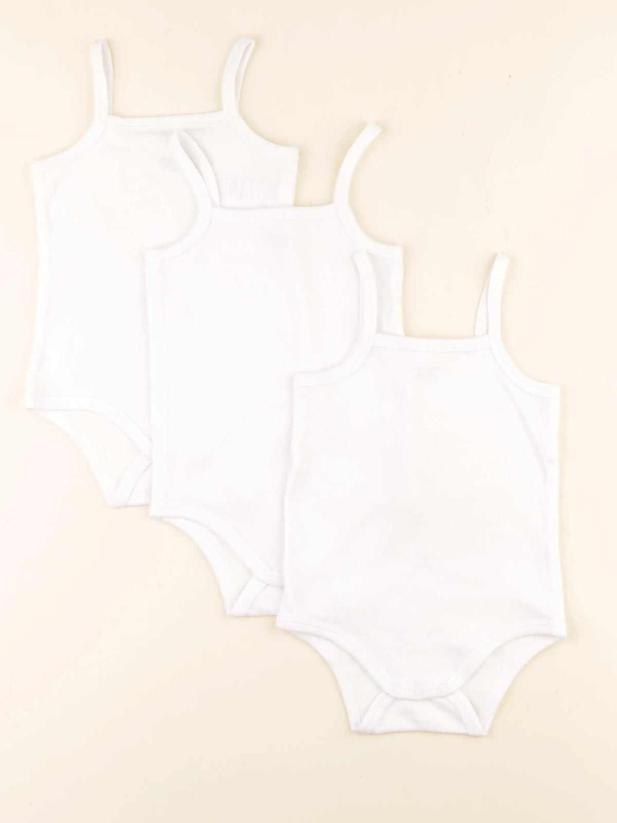 Vertbaudet - lot de 3 bodies en coton blanc - 24 mois