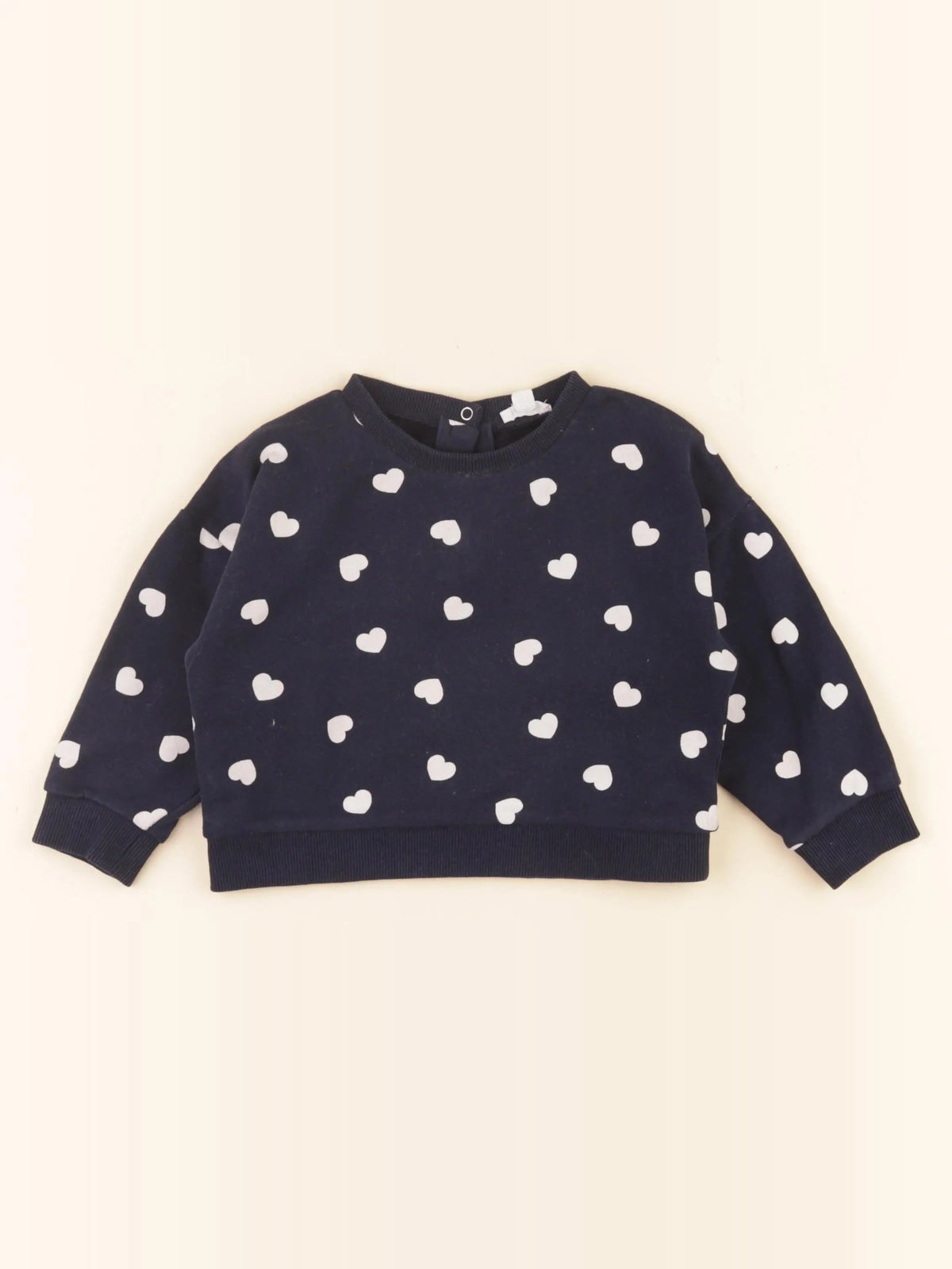 Vertbaudet - sweat bleu - 24 mois