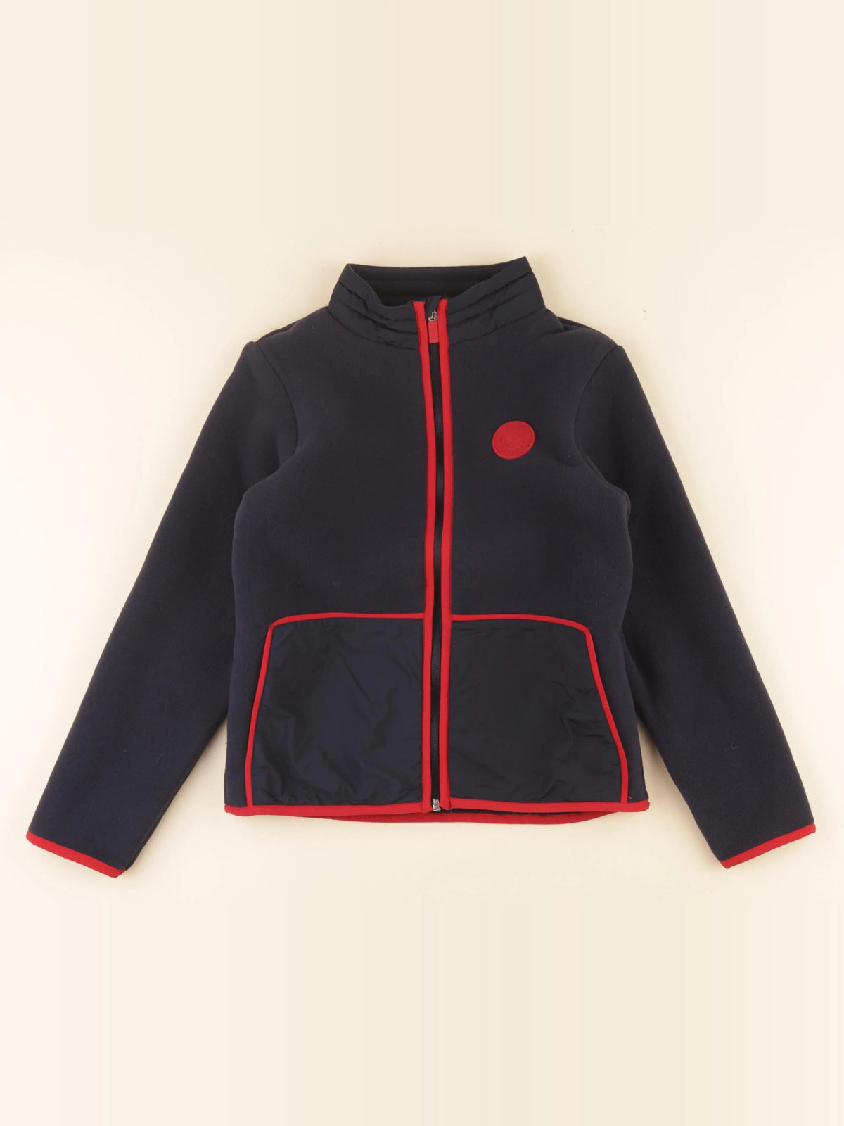 Jacadi - veste doublé bleu - 10 ans
