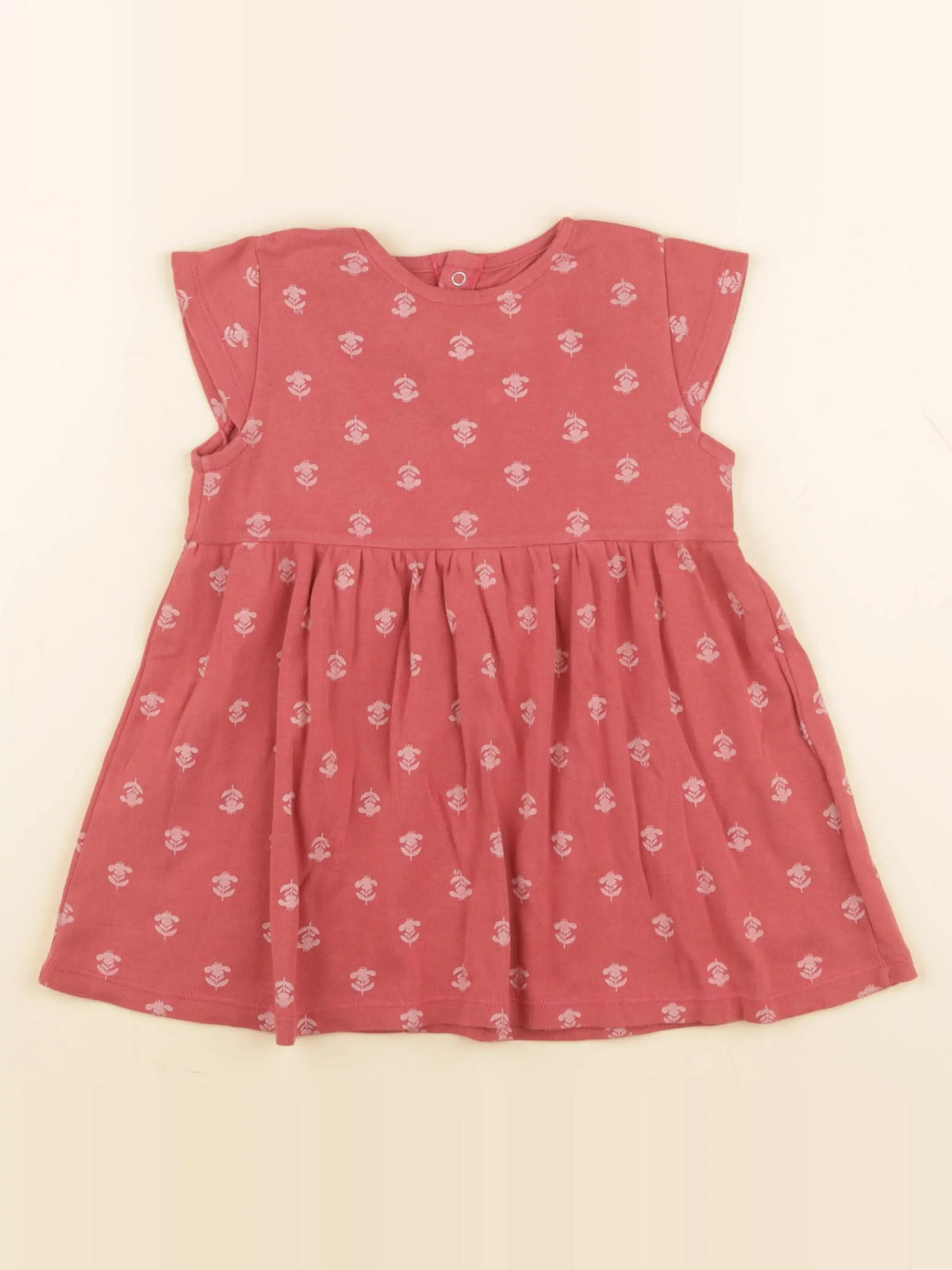 Petit Bateau - robe rose - 18 mois