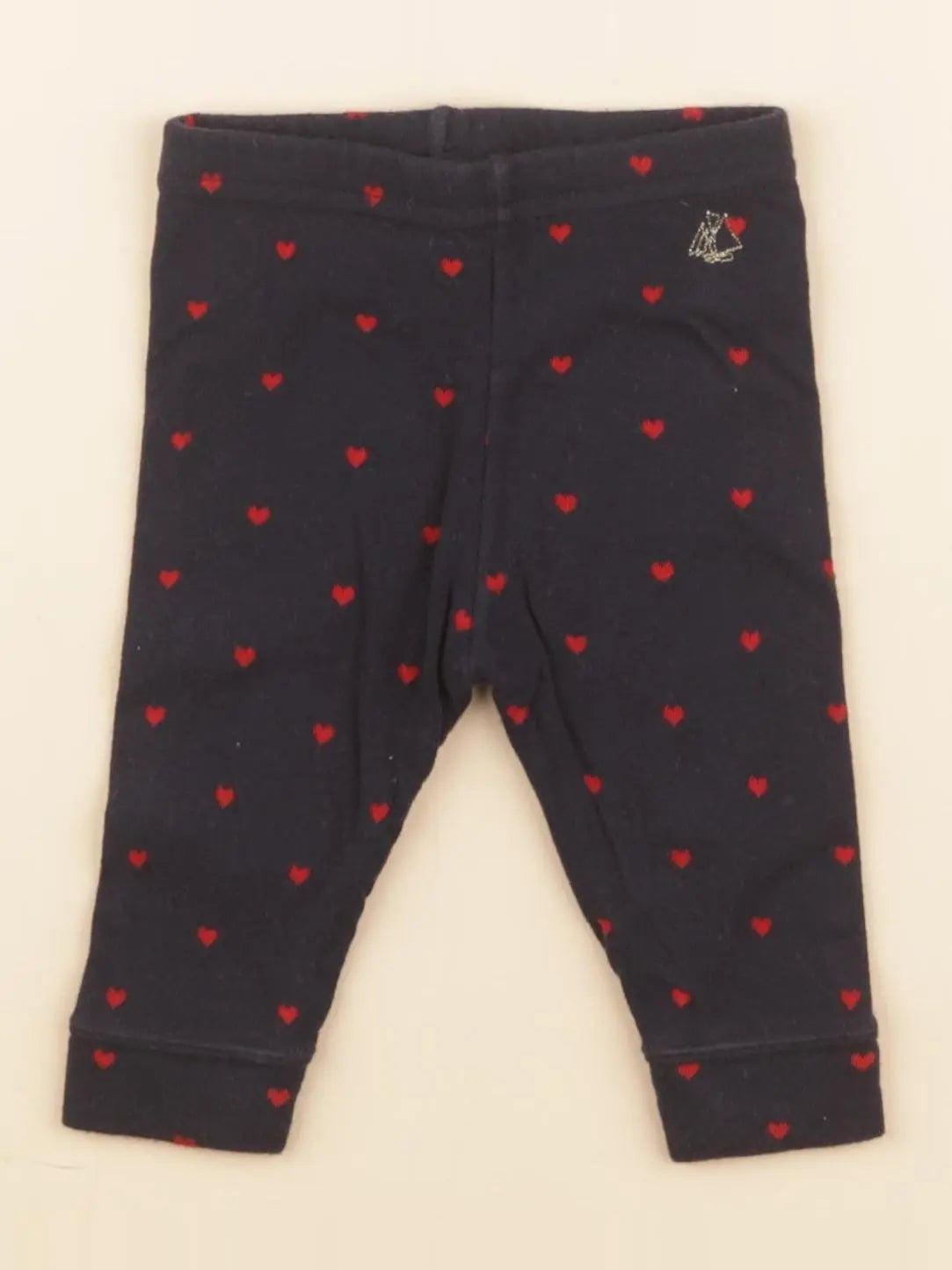 Petit Bateau - legging bleu - 3 mois