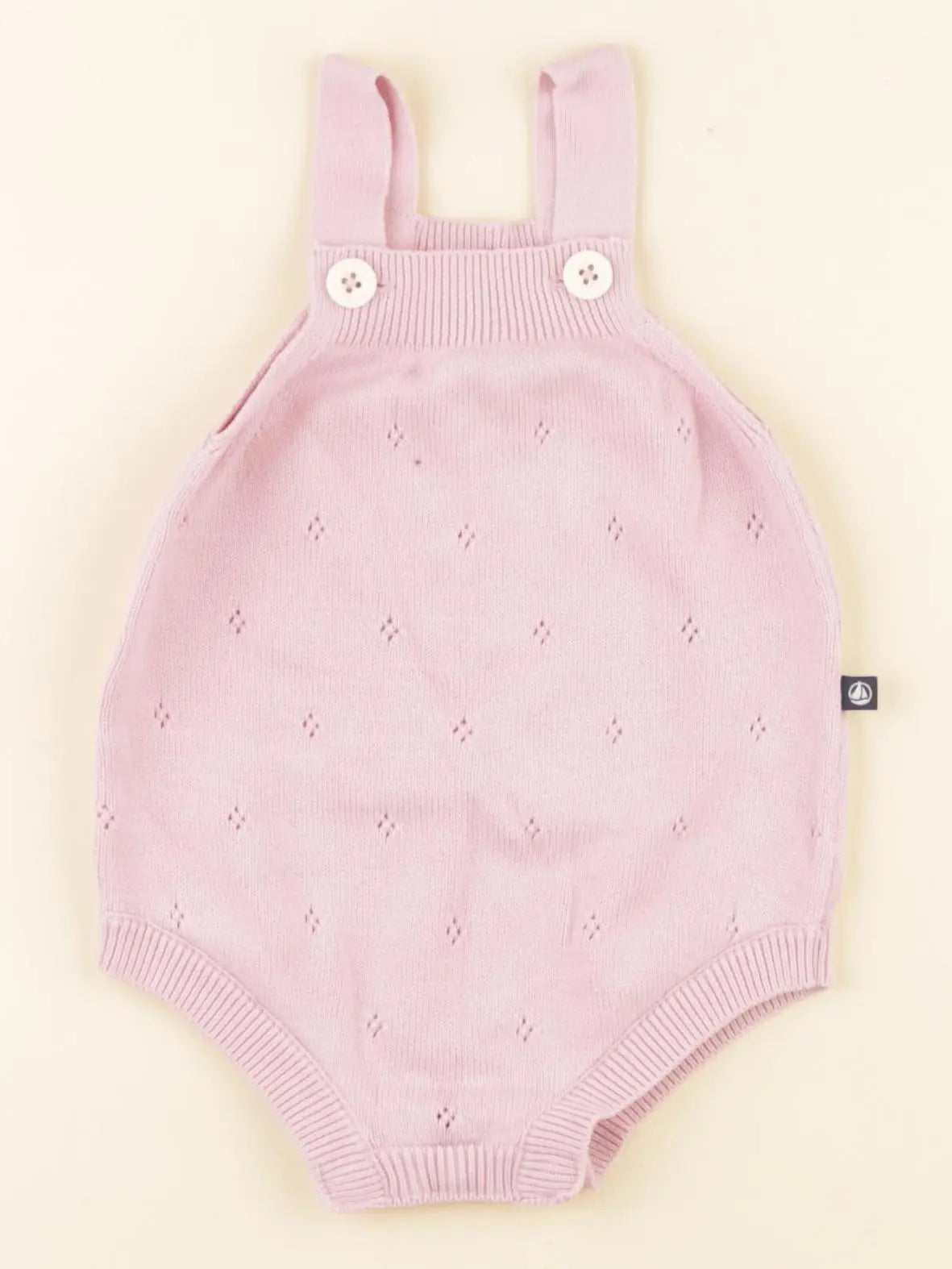 Petit Bateau - combinaison rose - 3 mois