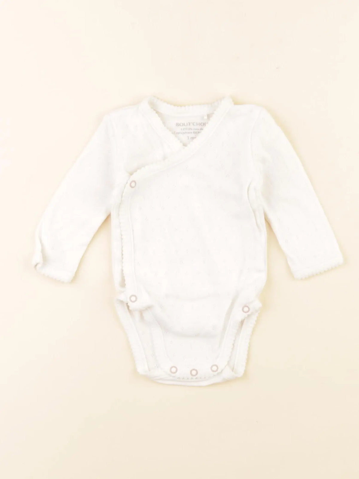 Boutchou - body blanc - 3 mois