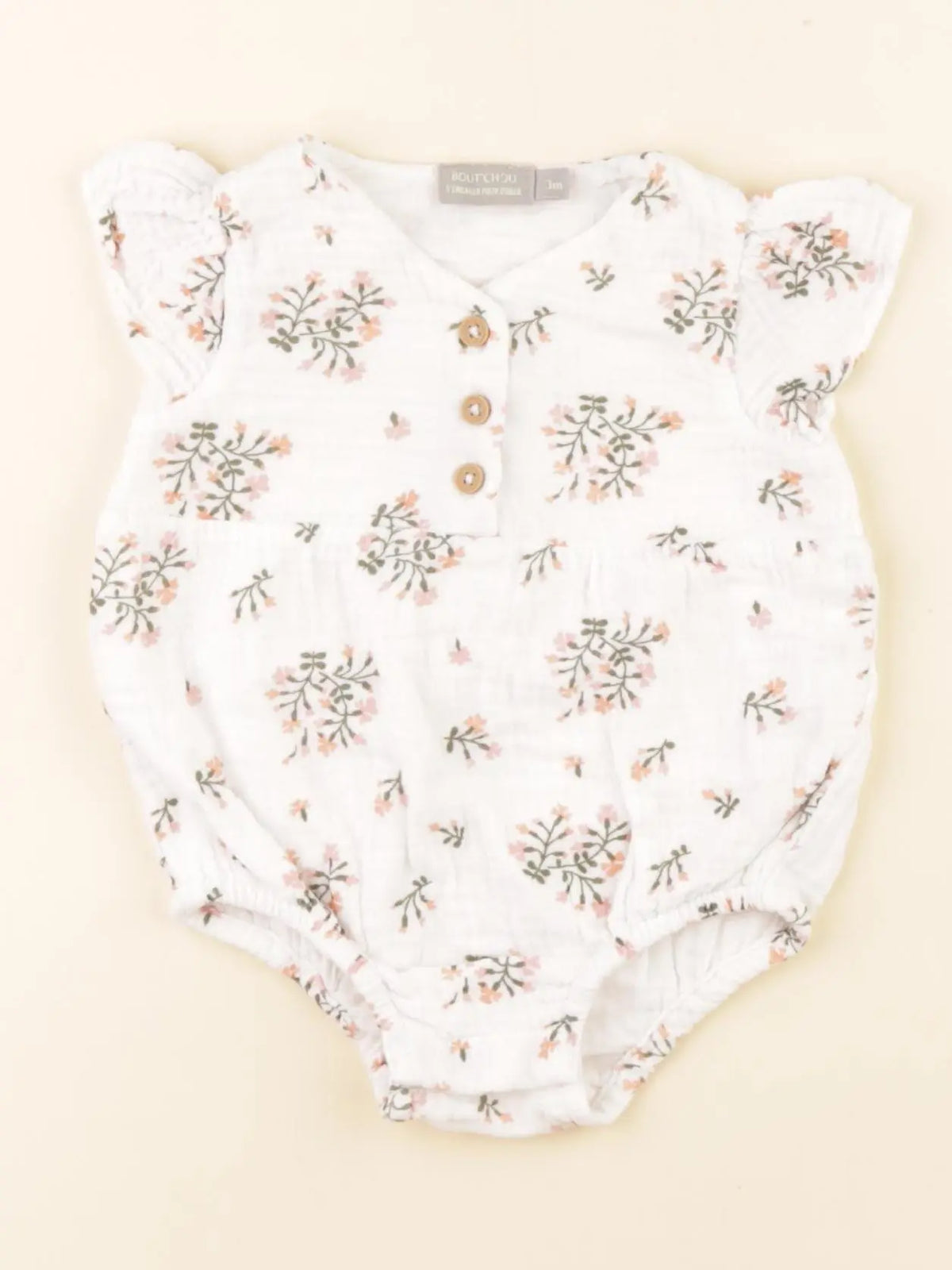 Boutchou - combinaison multicolore - 3 mois