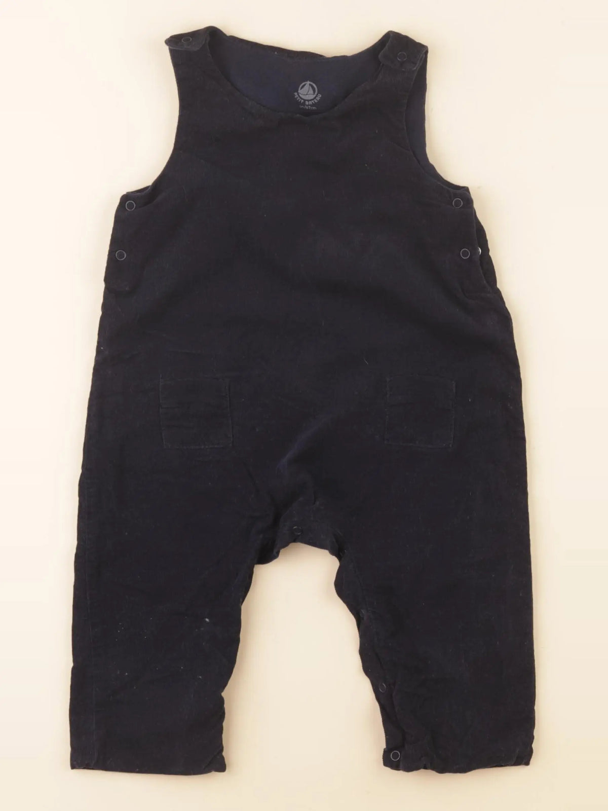 Petit Bateau - combinaison bleu - 6 mois
