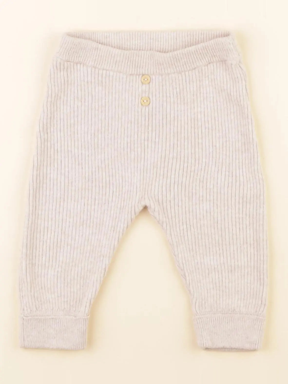 H&M - legging beige - 2/4 mois