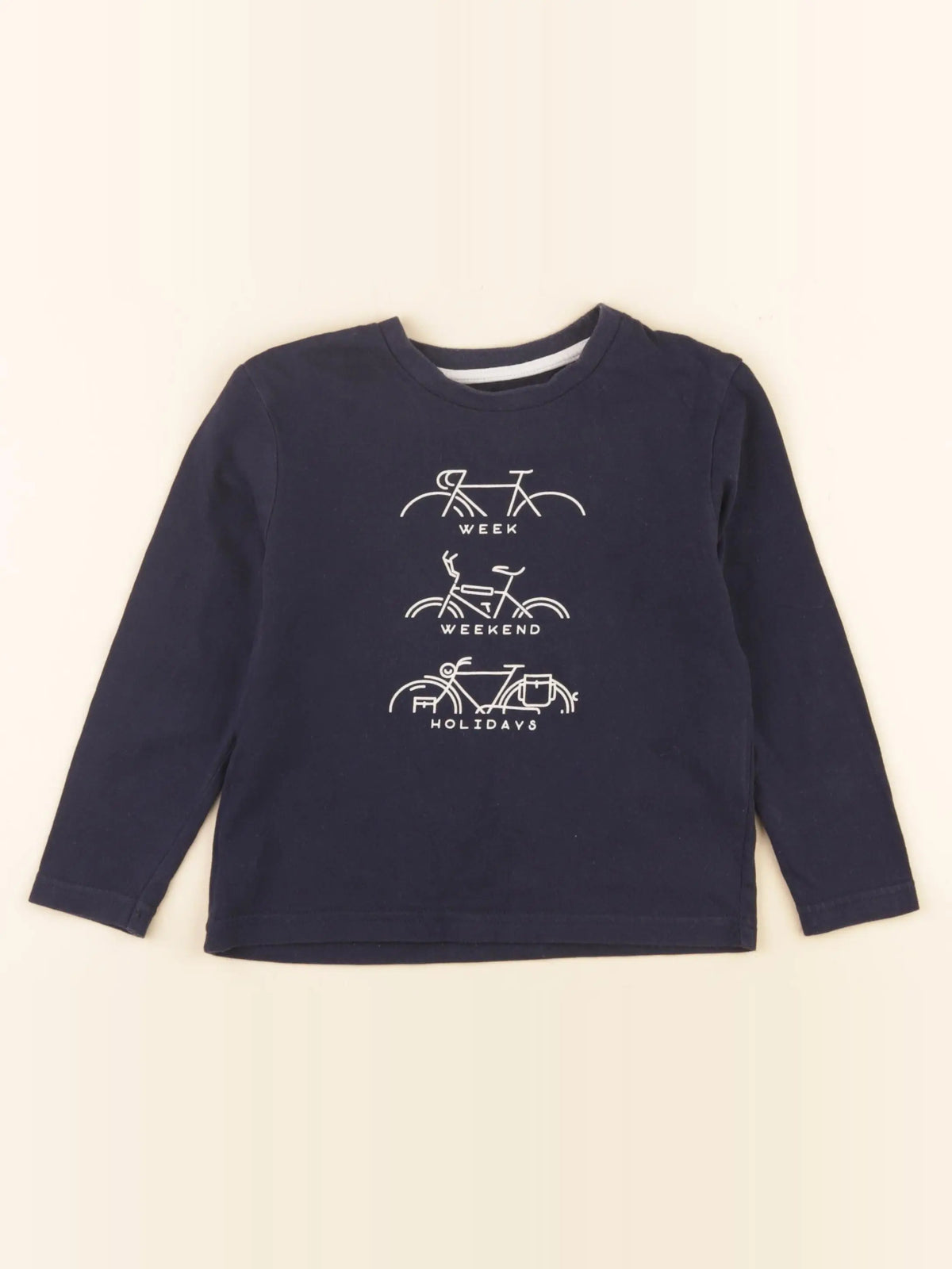 Cyrillus - tee-shirt bleu - 4 ans