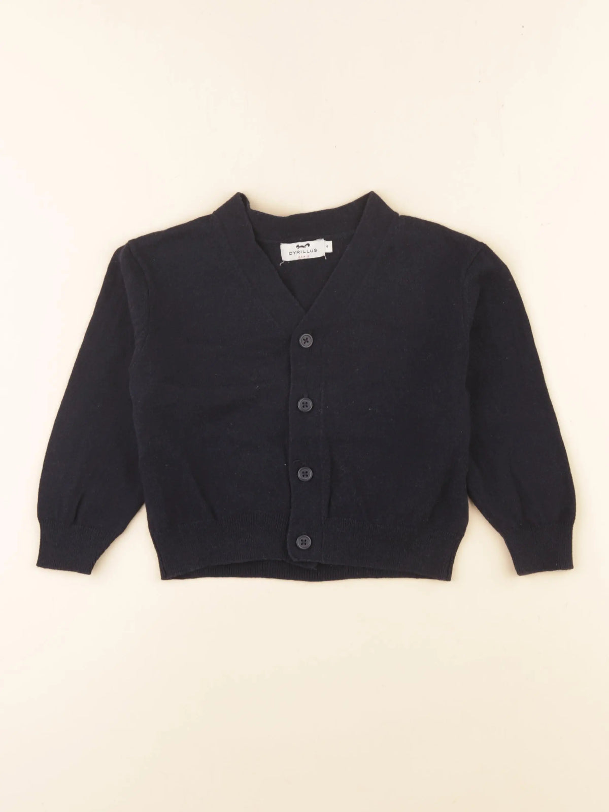 Cyrillus - pull bleu - 4 ans