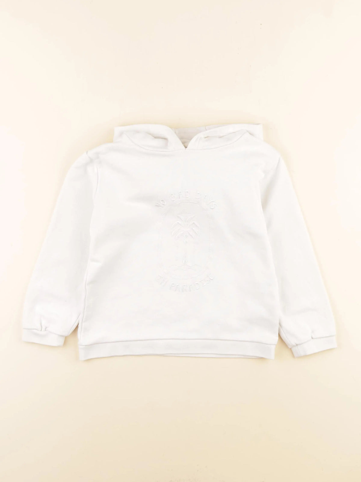 Little Cigogne - sweat blanc - 8 ans