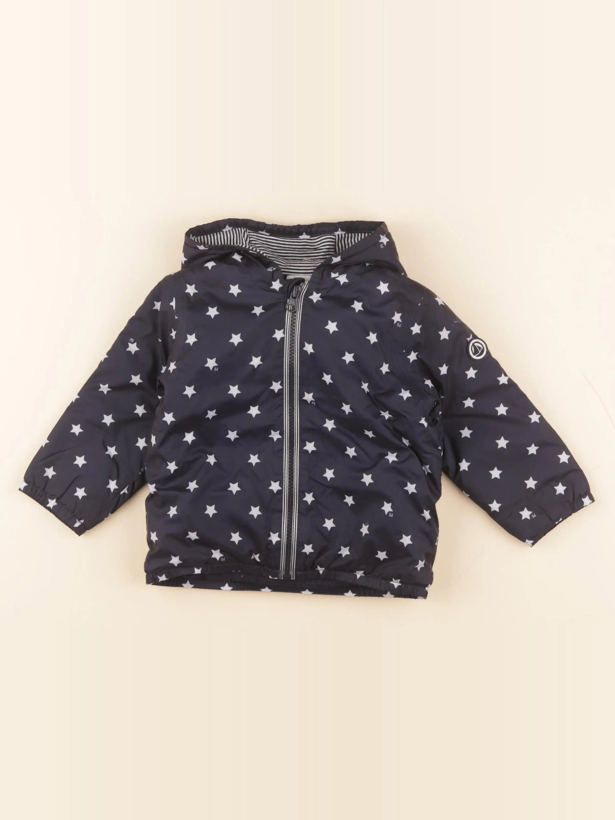 Petit Bateau - imperméable bleu - 18 mois