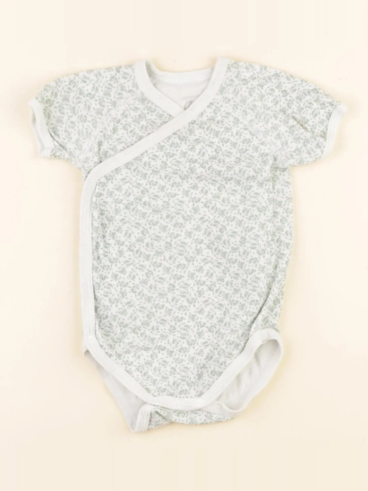 Petit Bateau - body blanc - 12 mois