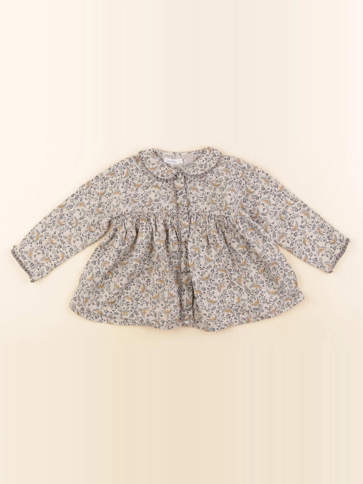 Boutchou - blouse multicolore - 12 mois