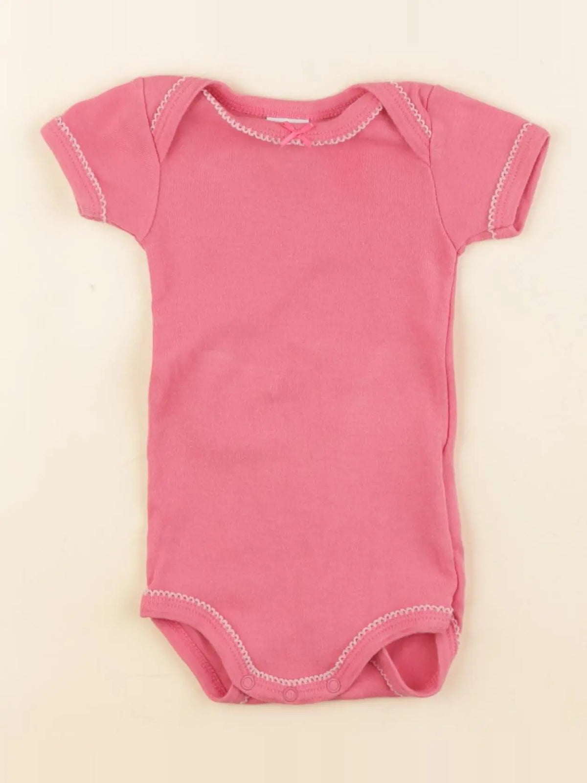 Petit Bateau - body rose - 3 mois